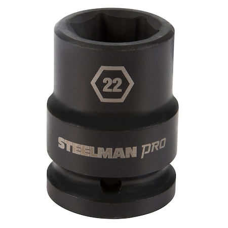 Steelman Pro 3/4" Drive x 22mm 6-Point Impact Socket 79248
